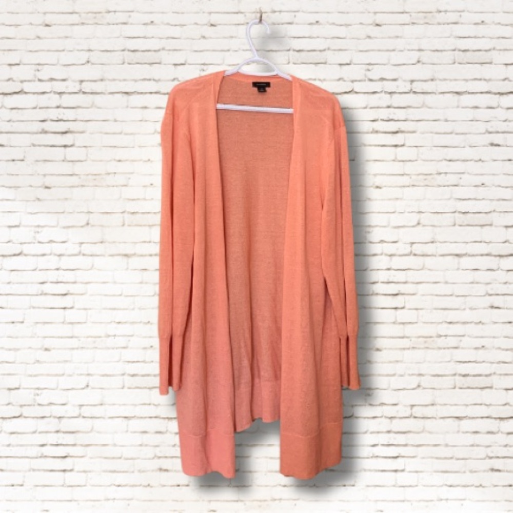 Halogen Open-Front Long Cardigan